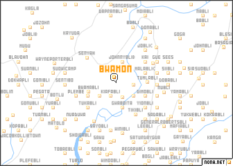 map of Bwamon