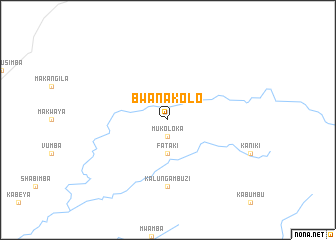 map of Bwanakolo