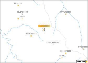 map of Bwandu