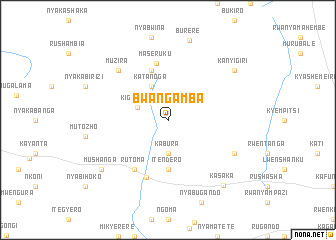 map of Bwangamba