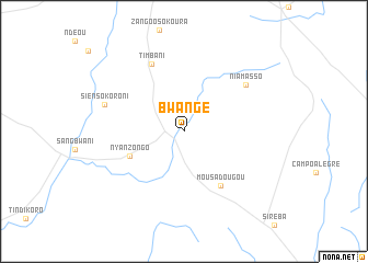 map of Bwangé