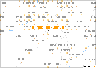 map of Bwangwar Kubaje