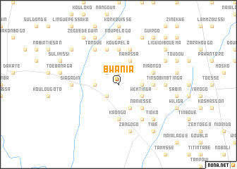 map of Bwania
