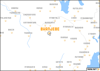 map of Bwanjebe