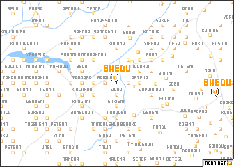 map of Bwedu