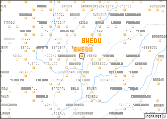 map of Bwedu