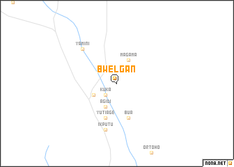 map of Bwelgan