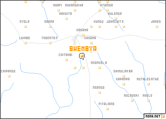 map of Bwembya