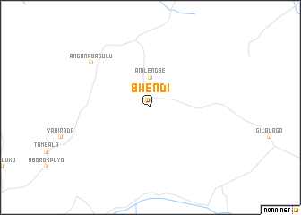 map of Bwendi