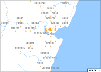 map of Bweni