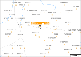 map of Bweranyangi