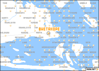 map of Bwetakope