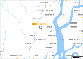 map of Bwetgyigon