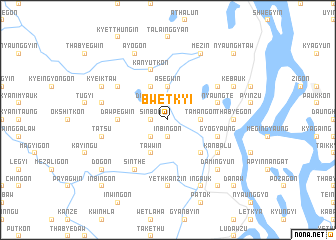 map of Bwetkyi