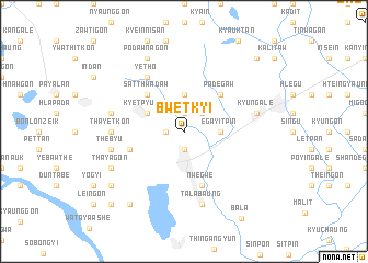 map of Bwetkyi