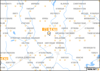 map of Bwetkyi