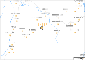 map of Bweza