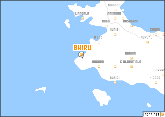 map of Bwiru