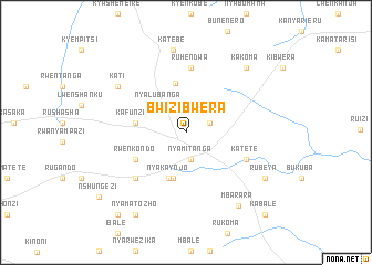 map of Bwizibwera