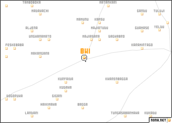 map of Bwi