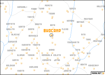 map of Bwo Camp