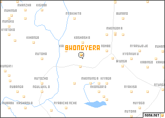 map of Bwongyera