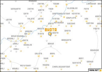 map of Bwota