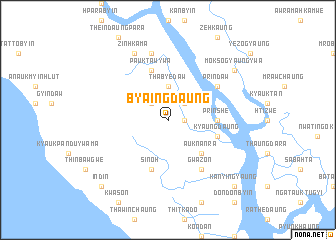 map of Byaingdaung