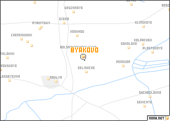 map of Byakovo