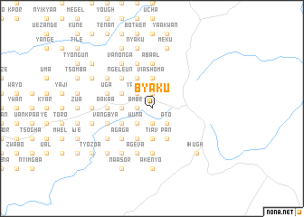 map of Byaku