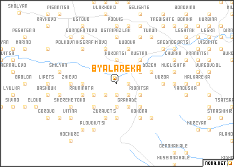 map of Byala Reka