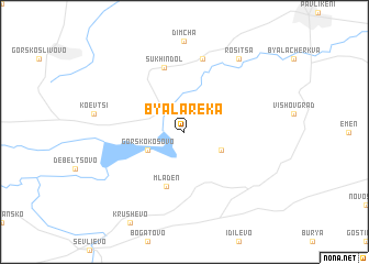 map of Byala Reka