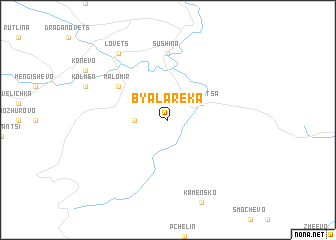 map of Byala Reka