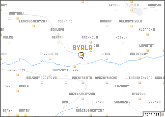 map of Byala