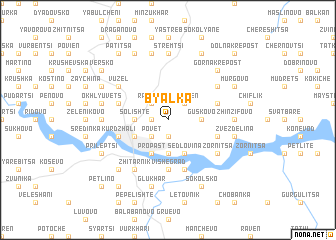 map of Byalka