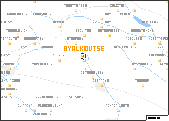 map of Byalkovtse