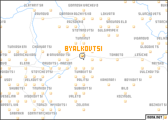 map of Byalkovtsi