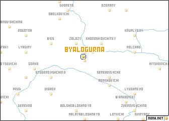 map of Byalogurna
