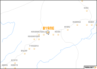 map of Byane