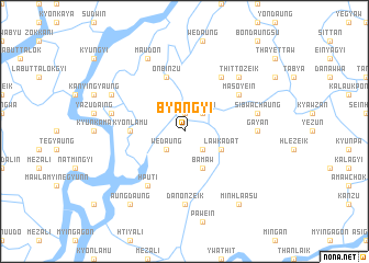 map of Byangyi