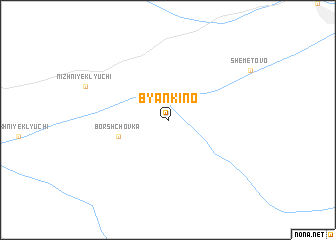 map of Byankino