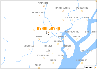 map of Byaungbyan