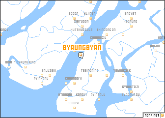 map of Byaungbyan