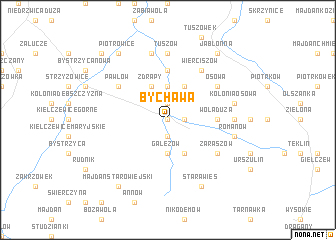 map of Bychawa