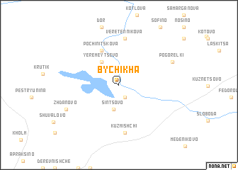 map of Bychikha