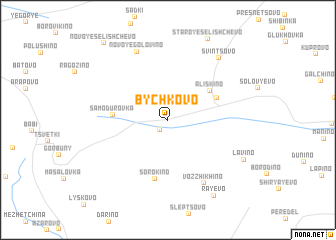 map of Bychkovo