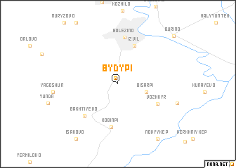 map of Bydypi