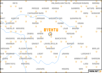 map of Byehtu