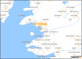 map of Byendal