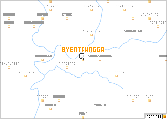 map of Byentawng Ga